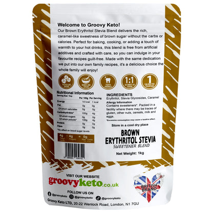 Groovy Keto Brown Erythritol & Stevia Blend