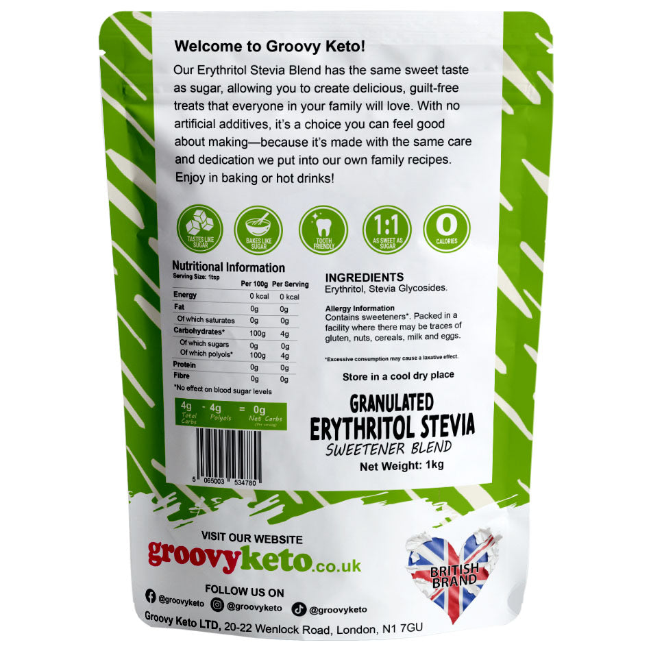 Erythritol & Stevia Blend (Granulated)