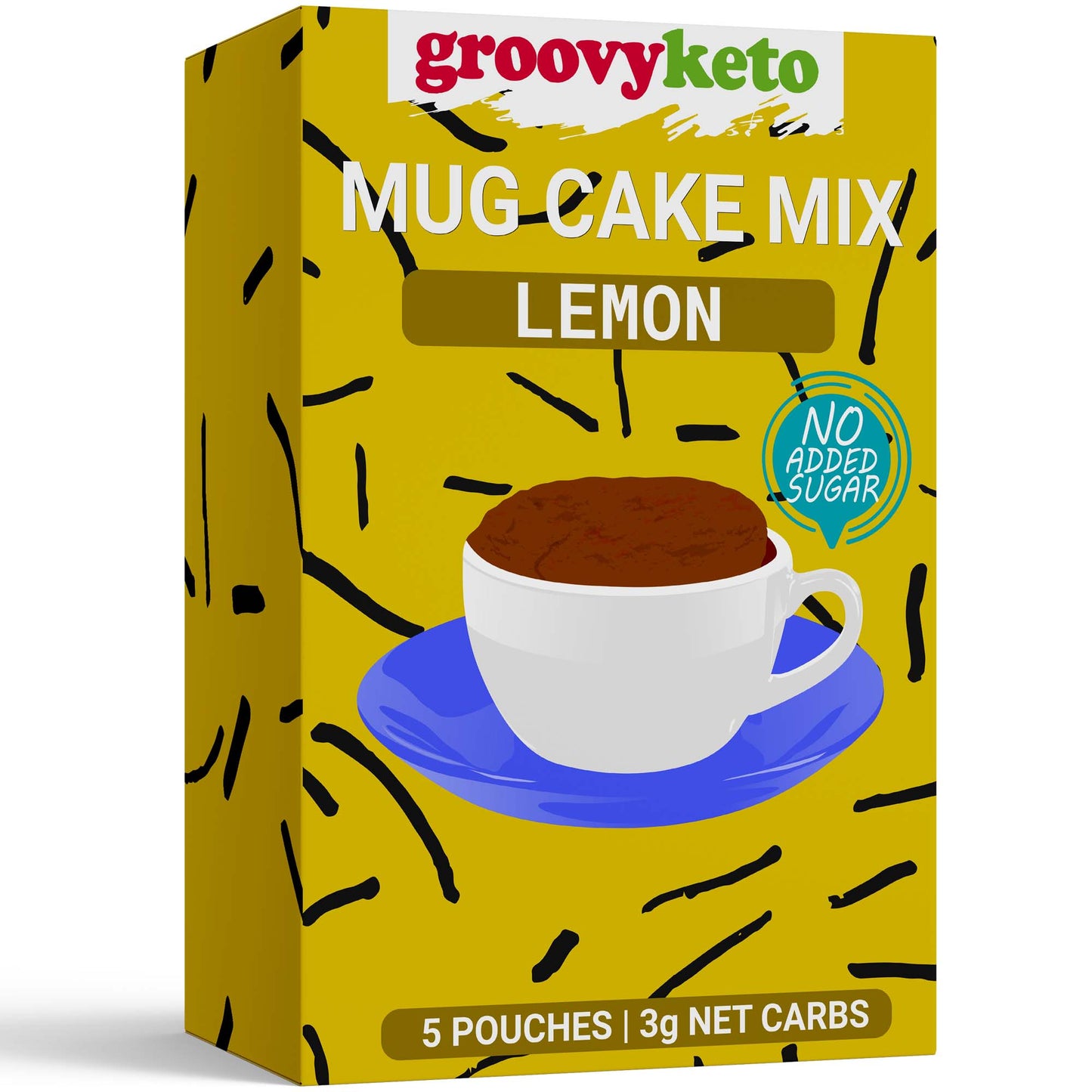 Groovy Keto Lemon Mug Cake Mix