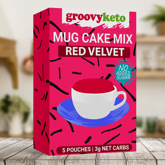 Groovy Keto Red Velvet Mug Cake Mix