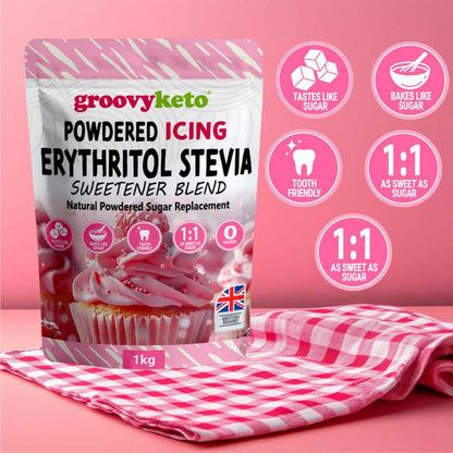 Groovy Keto Powdered Erythritol & Stevia Blend