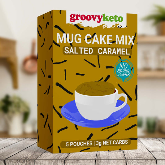 Groovy Keto Salted Caramel Mug Cake Mix